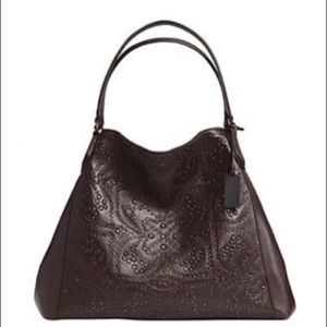 COACH MINI STUD LARGE EDIE SHOULDER BAG - NWT
